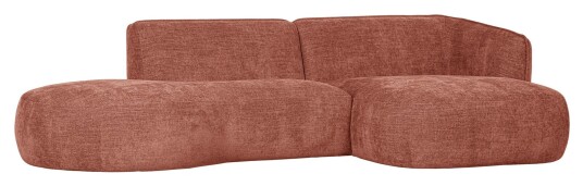 WOOOD Polly Sofa m. chaiselong, Høyre, Pink Unoliving WOOOD Polly Sofa m. chaiselong, Høyre, Pink Unoliving