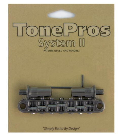 Tonepros Tp7 Ck 7-String Tune-O-Matic Bridge - Cosmo Svart