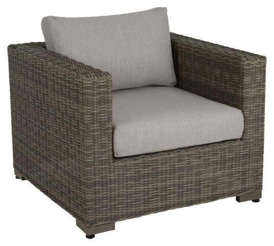 Brafab Ninja Loungestol m. pute, Beige/Rustikkk
