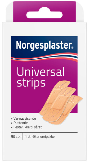 Norgesplaster Universal strips 50 stk.