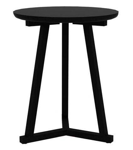 Ethnicraft Tripod sidebord Black oak small 56 x 46 cm