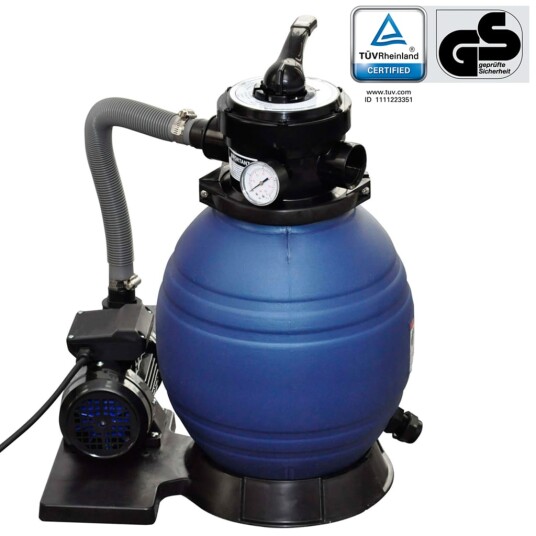 vidaXL Sandfilterpumpe 400 W 11000 l/t vidaXL Sandfilterpumpe 400 W 11000 l/t