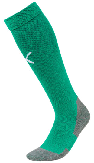 Puma Team LIGA Socks CORE, fotballsokker senior 39-42 Pepper Green-puma Wh