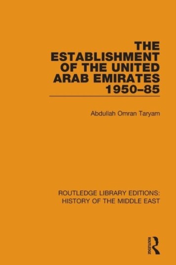 The Establishment of the United Arab Emirates 1950 85 The Establishment of the United Arab Emirates 1950 85