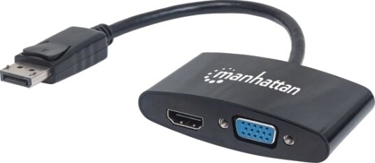 Manhattan 152587 0,16 M Displayport Hdmi/Vga Hankjønn Hunkjønn Rett