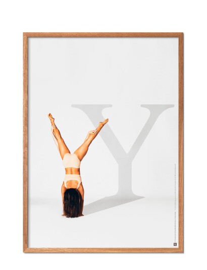 Poster & Frame Rewritten-Y-For-Young - Multi/patterned - 70X100CM