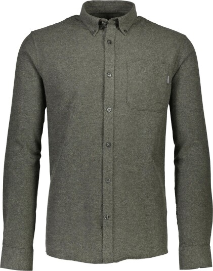 Lindbergh Brushed Twill Shirt L/S ARMY XXL