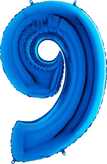 Ballongkungen Tallballong Blå Metallic Tall 9 15809B