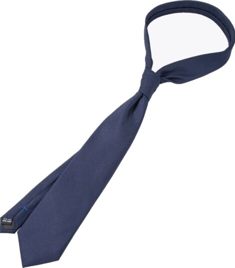 Rebeloup Solid Silk Tie Blå ONE SIZE