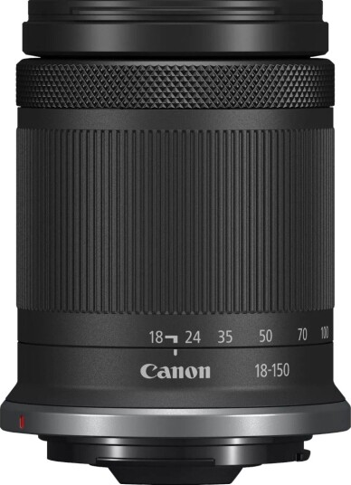Canon RF-S 18-150mm F/3.5-6.3 IS STM Zoom-Objektiv, Svart Canon RF-S 18-150mm F/3.5-6.3 IS STM Zoom-Objektiv, Svart