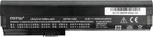 Mitsu BC/HP-2560P Batteri til HP 2560p 2570p 4400 mAh 10.8-11.1V