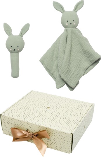 JaBaDaBaDo Babygave Bunny Rangle Grønn Grønn