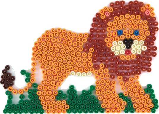 Hama Ironing Beads Pegboard-Lion