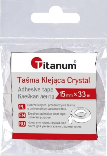 Titanum Krystallklebende Tape 15Mmx33m