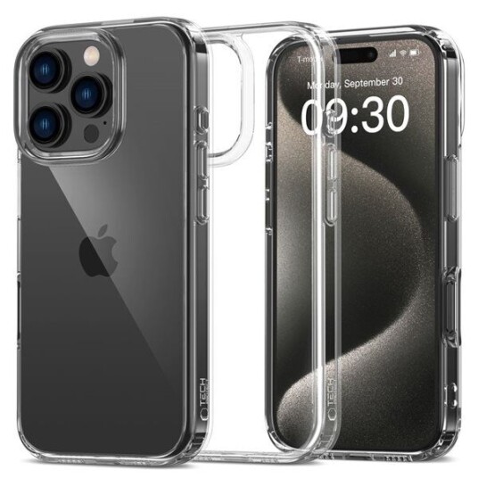 Tech-Protect Flexair Hybrid iPhone 16 Pro Max Deksel Gjennomsiktig