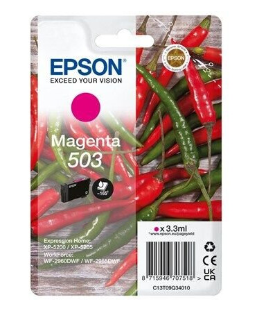 Epson 503 - magenta - original - ink cartridge - Blekkpatron Rd Epson 503 - magenta - original - ink cartridge - Blekkpatron Rd