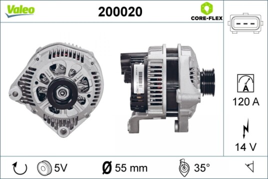 Dynamo VALEO 200020 Dynamo VALEO 200020