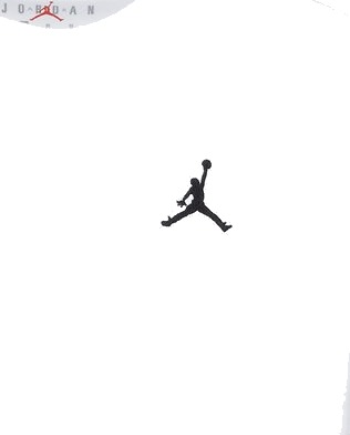 Jordan T skjorte   Hvit m. Logo   Jordan   5 6 år 110 116   T skjorte
