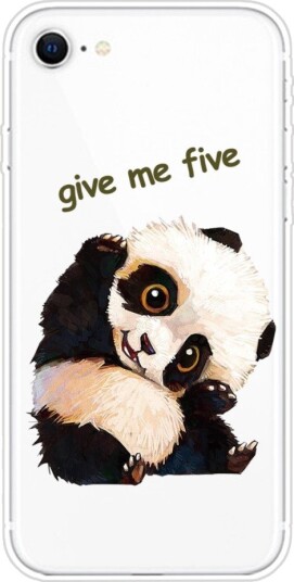 Trolsk Mobildeksel Søt Panda (iPhone SE3/SE2/8/7)