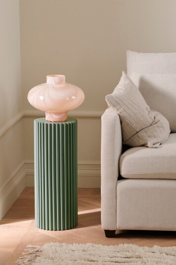 Ellos Home   Pidestall Raffe høyde 60 cm   Grønn