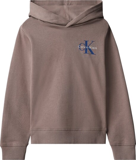 Calvin Klein Hettegenser Monolog IronGrey Calvin Klein 12 år (152) Hettegenser Brun