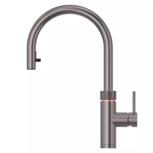 Quooker Flex Alt-i-ett med Uttrekksslange Gunmetal / Pro3 & Cube (BUN-Q211312002CUBE)