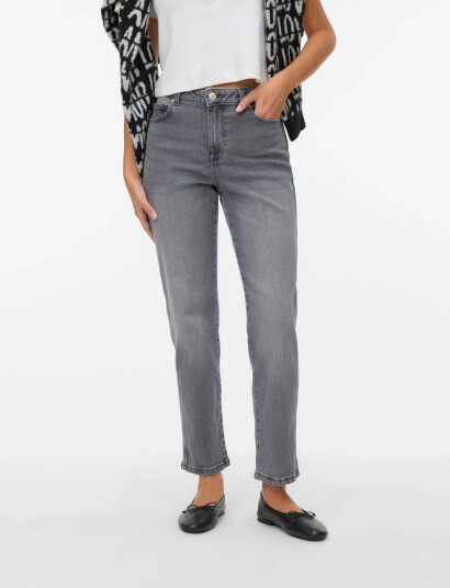 Vero Moda Vmamara Mr Slim Straight Ank Vi2112 Noos - Grey - 25 x 30