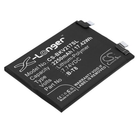 VIVO iQOO 9 Pro batteri (2250 mAh 7.74 V, Sort)