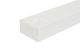 Krifon stolpe for rekkverk 43x90x1200 mHvit Malt