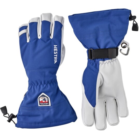 Hestra Army Leather Heli Ski Skihansker Royal blue 10