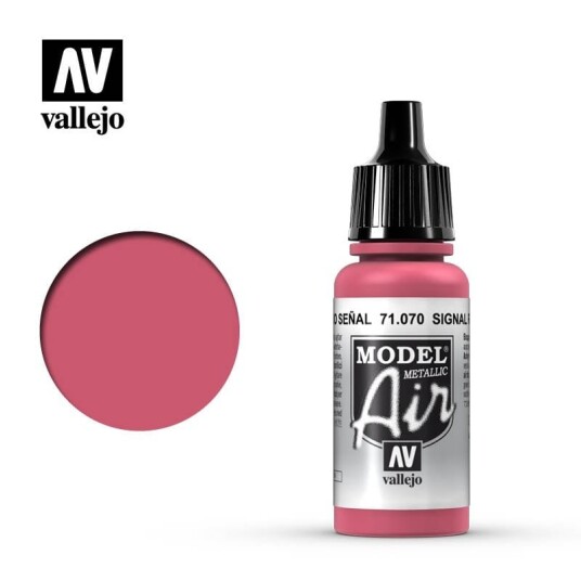 Vallejo Model Air Signal Red Metallic 17ml (71.070)
