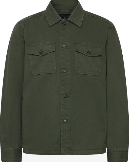 Morris Alain Twill Shirt Jacket OLIVE L