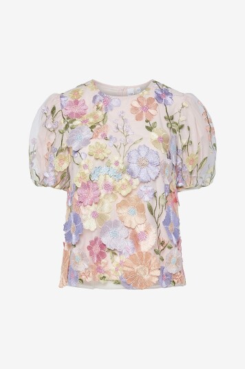 YAS   Bluse yasFlowering SS Top   D2D   Rosa