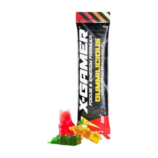 X-GAMER X-SHOTZ GUMMILIOUS ENERGIDRIKK 10G 809128 X-GAMER X-SHOTZ GUMMILIOUS ENERGIDRIKK 10G 809128