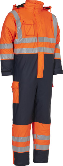 Elka Tørrsone Synlig Termo Heldress Fl.oransje/marine M