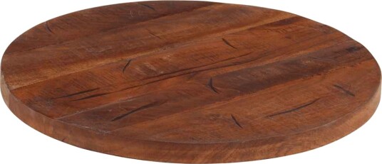 Bordplate Ø 40x2,5 cm rund gjenvunnet heltre