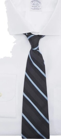Brooks Brothers, Herre, Skjorter, Hvit, S,
