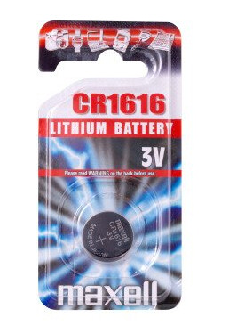 Maxell CR1616 Lithium Universalt Batteri 3V - 1 stk Maxell CR1616 Lithium Universalt Batteri 3V - 1 stk