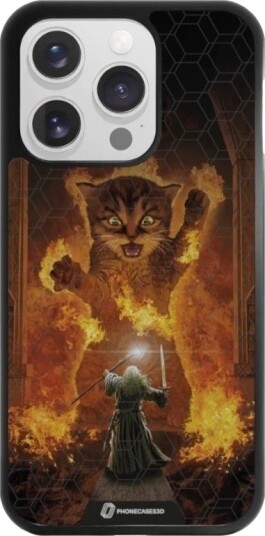Phonecases3D iPhone 16 Pro Joseph Tate 3D mobildeksel, svart