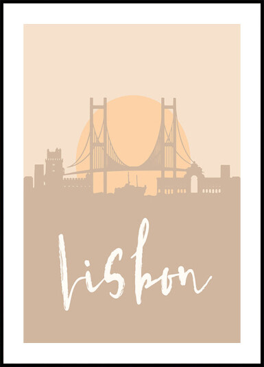 Skyline Earth Tone 2 39 Plakat Plakat / 50x70cm