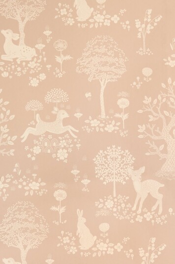 Majvillan Tapet Summer Fields Powder Pink