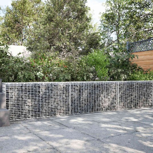 vidaXL Gabion med 3,5 mm wire og 5x2,5 cm nett 300x100x50 cm vidaXL Gabion med 3,5 mm wire og 5x2,5 cm nett 300x100x50 cm