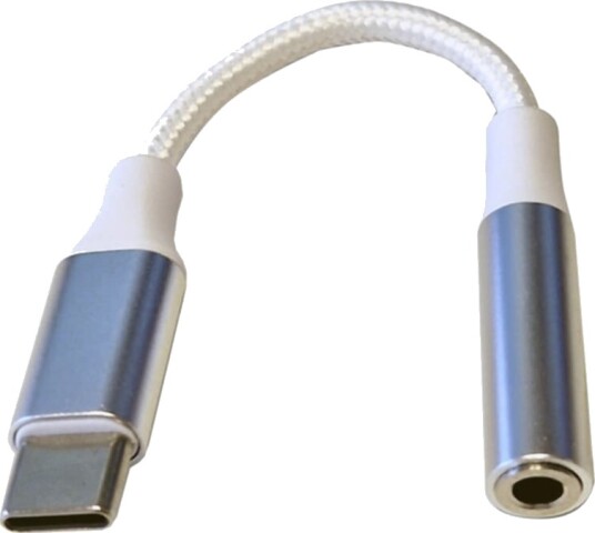 Gear USB-C til 3,5 mm Lydadapter Hvit med HiFi Kvalitet Gear USB-C til 3,5 mm Lydadapter Hvit med HiFi Kvalitet