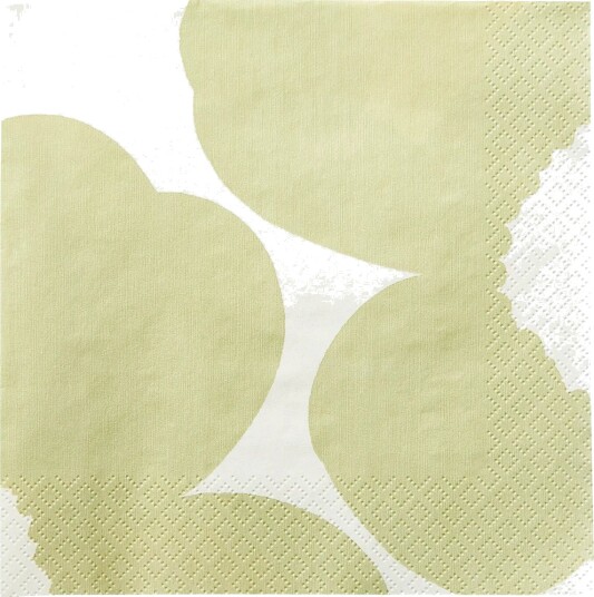 Marimekko by Havi Marimekko Napkin Iso Unikko   Green   33X33CM