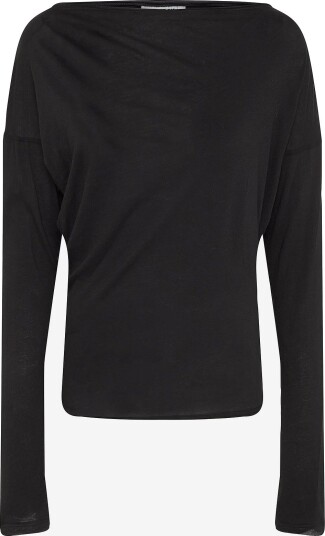 Weekday Off Shoulder Long Sleeve Top   BLACK   S