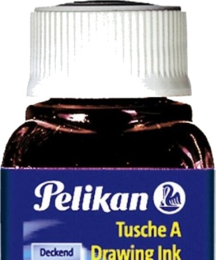 Pelikan Ink A, Innhold: 10 Ml I Glass, Karminrød (2) Spesielt Egnet For Tegnepenner, Tegnepenner, Pensler (201517)