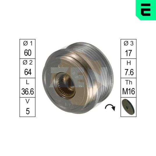Dynamo remhjul ERA ZN5466 Dynamo remhjul ERA ZN5466
