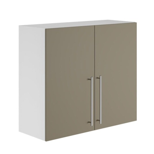 Alterna Vaskerom: Overskap B60-80xd30xh72cm m/2 Dører Sand Matt / 60cm