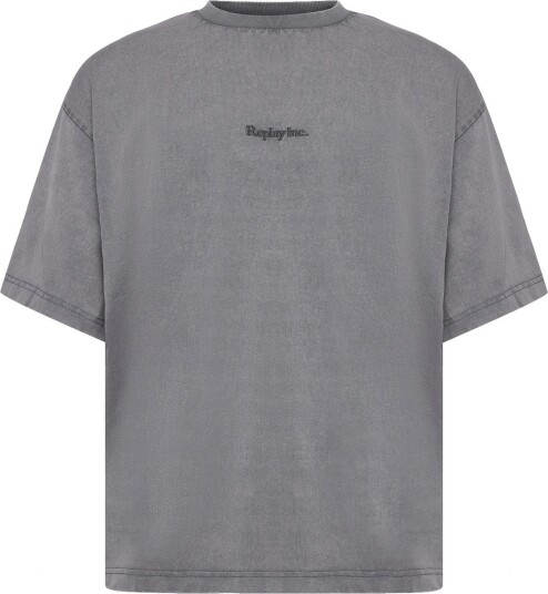 Replay T Shirt Over GREY L