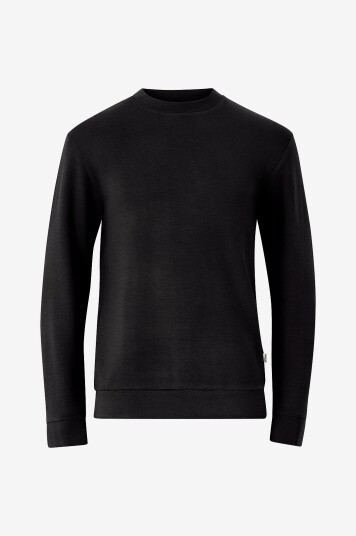 Selected Homme Collegegenser slhEmanuel Soft Crew Neck Sweat Svart Selected Homme Collegegenser slhEmanuel Soft Crew Neck Sweat Svart